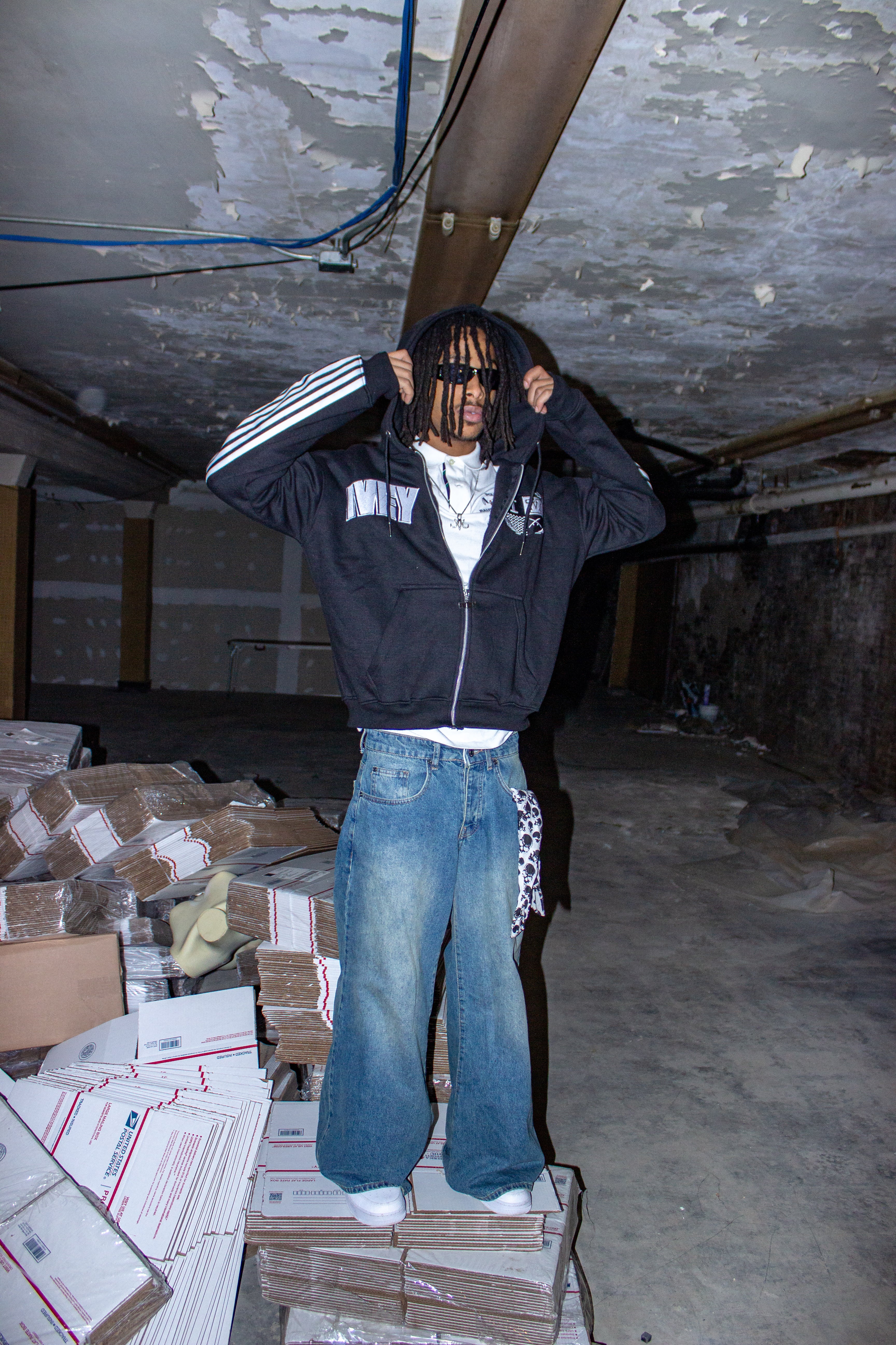 Ivey Battle Stripe Zip Up